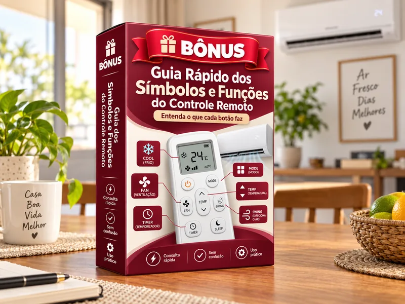 Bônus Guia Rápido dos Símbolos e Funções do Controle Remoto